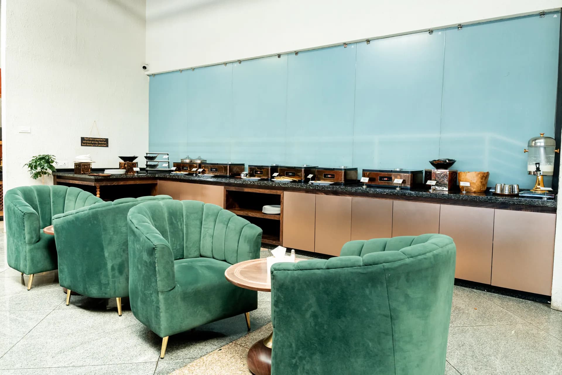 Yatra Lounge interior